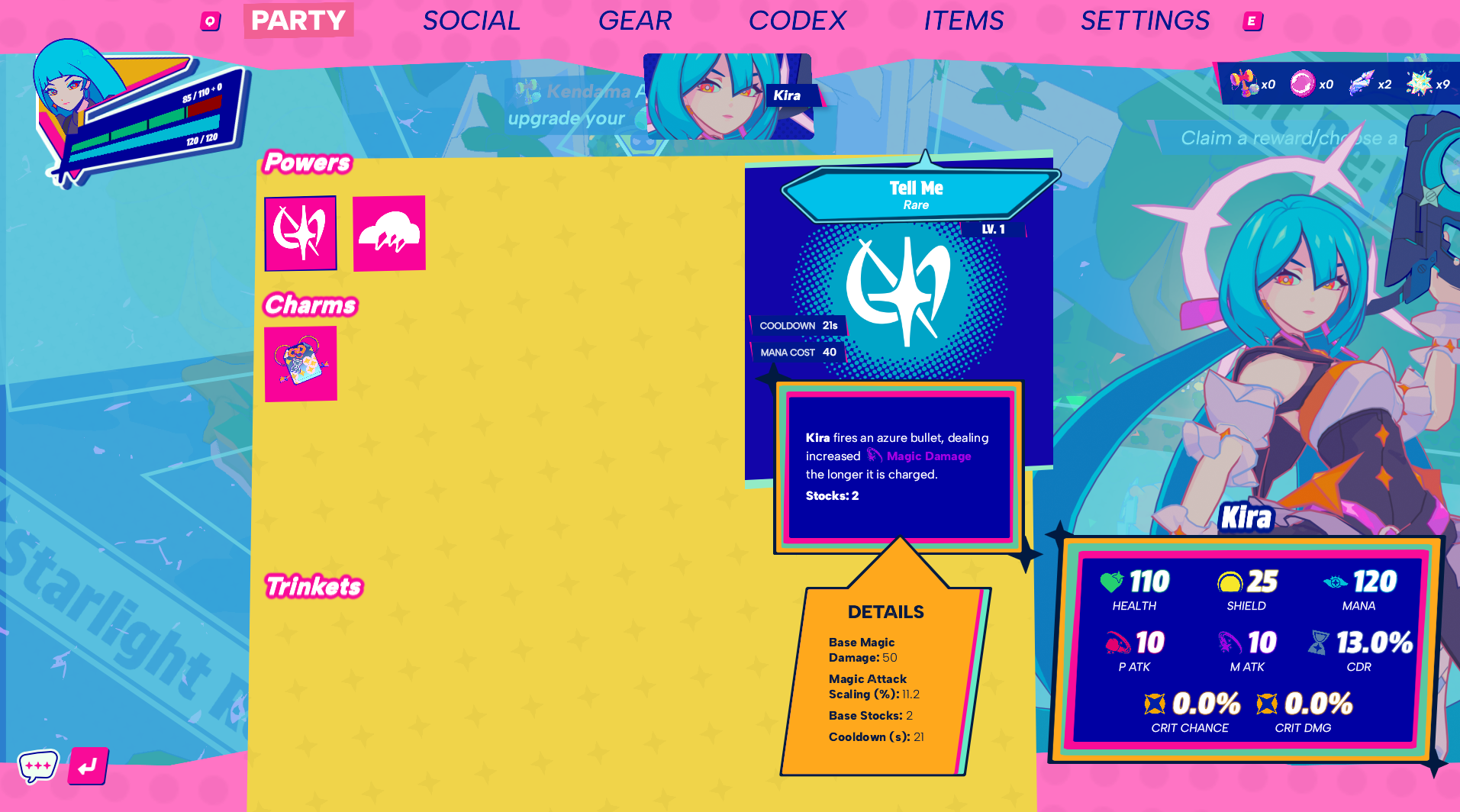 Starlight Re:Volver So-Mi Menu